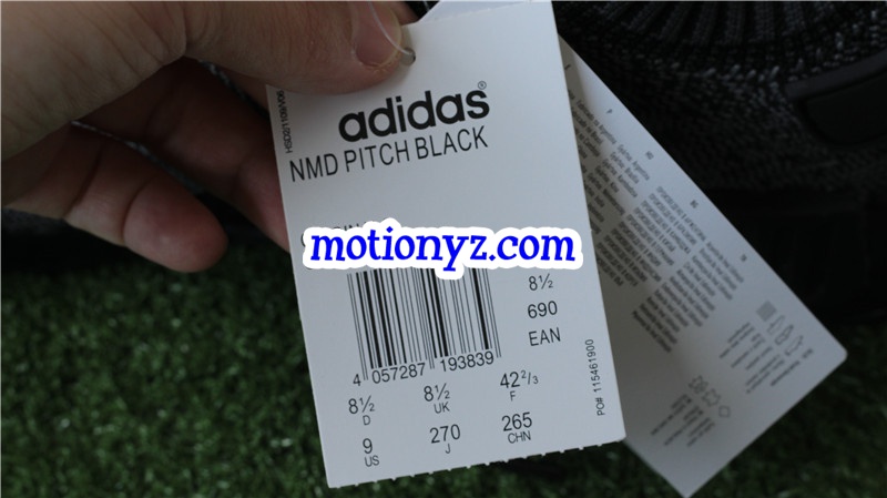 Adidas NMD Primeknit Pitch Black Real Boost